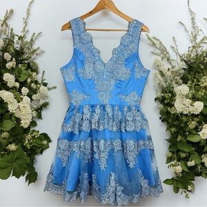 homecoming dresses poshmark Navy Sweetheart Neck Corset Split Evening Dress XF05703 – MISS ORD main image 1